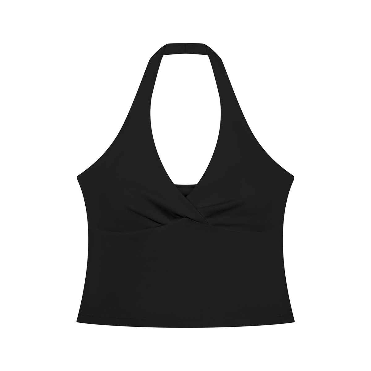 Women’s Ruched Halter Yoga Tank Top