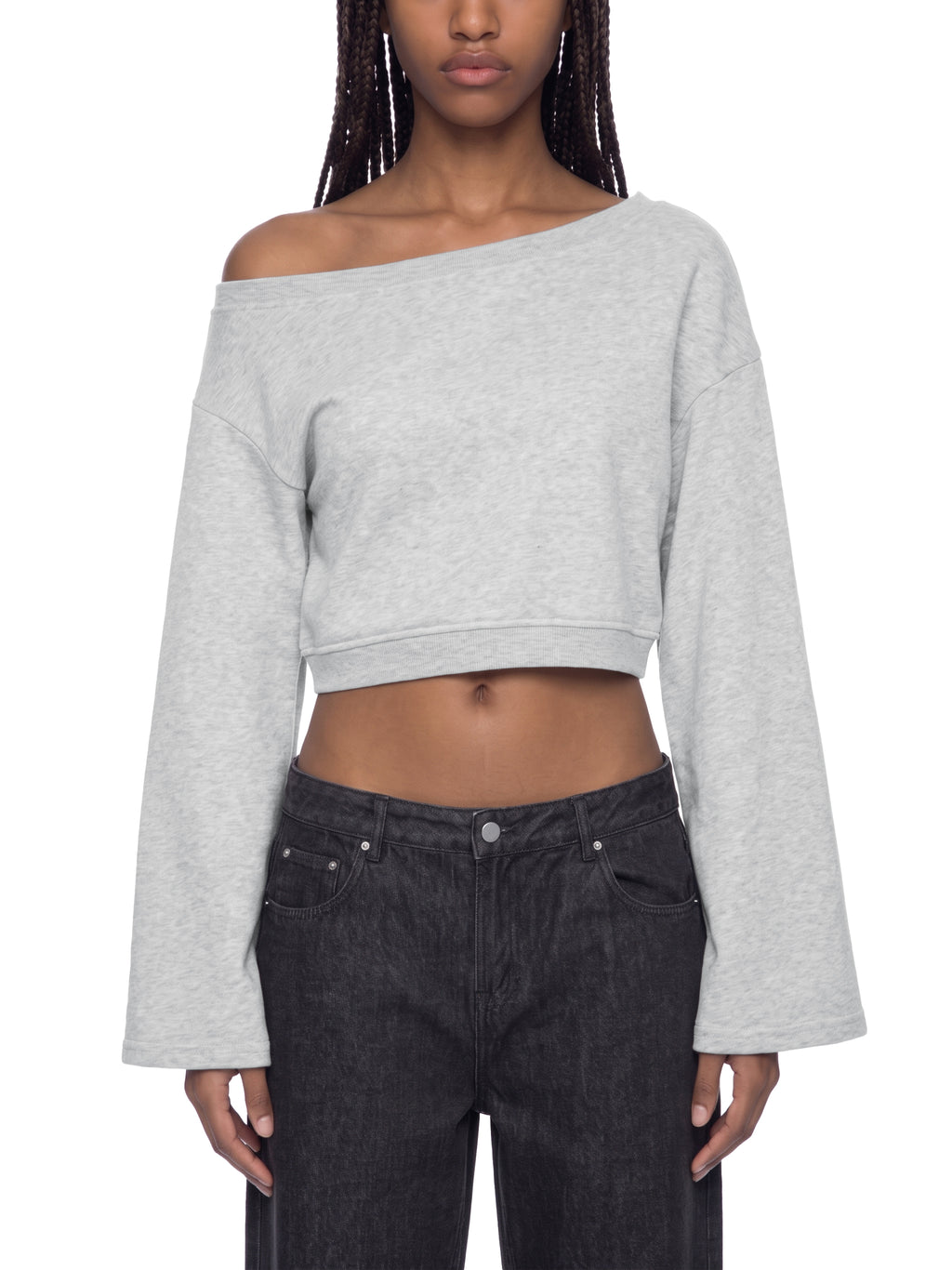 Women's Off-Shoulder Sweatshirt