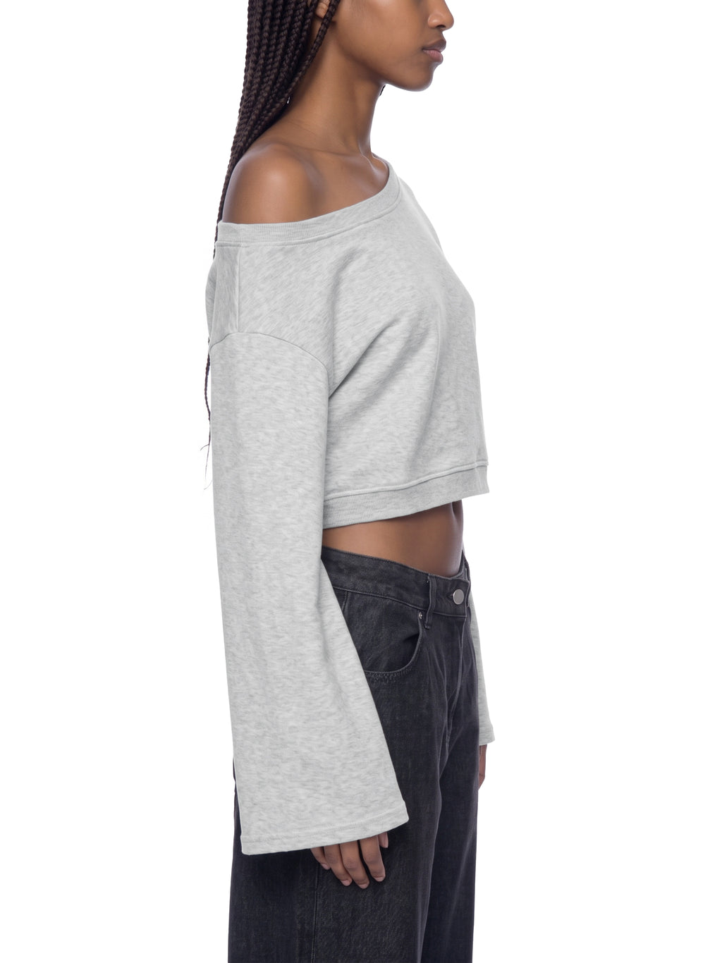 Women's Off-Shoulder Sweatshirt